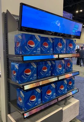 BOE引領(lǐng)條形屏革新 全球首款1209:63mm極窄4K條形屏，重塑商超貨架新體驗(yàn)